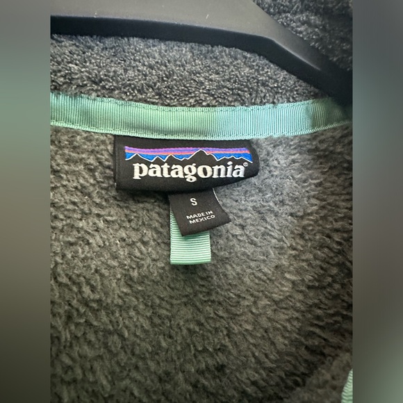 Patagonia Womens Pullover Gray Synchilla Fuzzy Fleece 1/4 Zip Size‎ Small - Picture 3 of 11